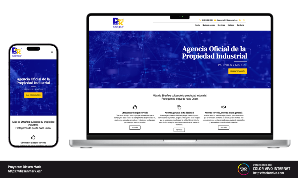 Dissen Mark 1 mockup desktop mobile dissenmark2