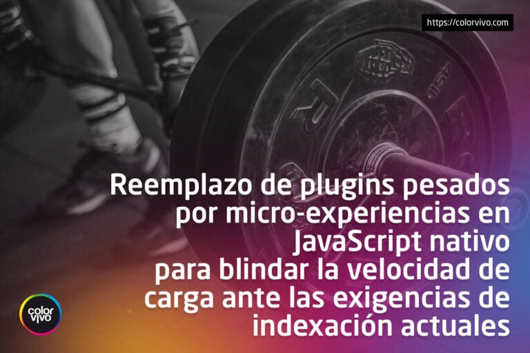 Inicio Color Vivo Internet 8 plugins pesados
