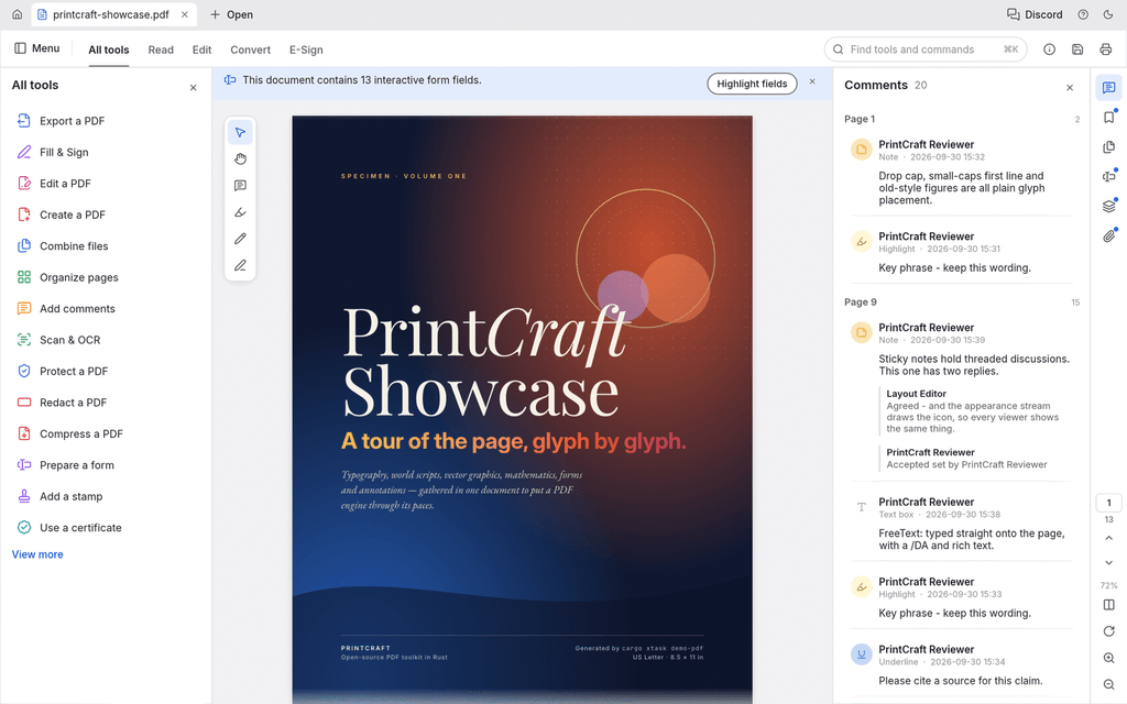 pdfcraft viewer